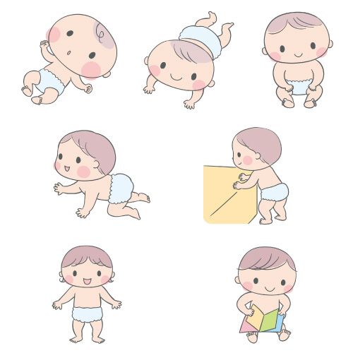 赤ちゃんのイラスト